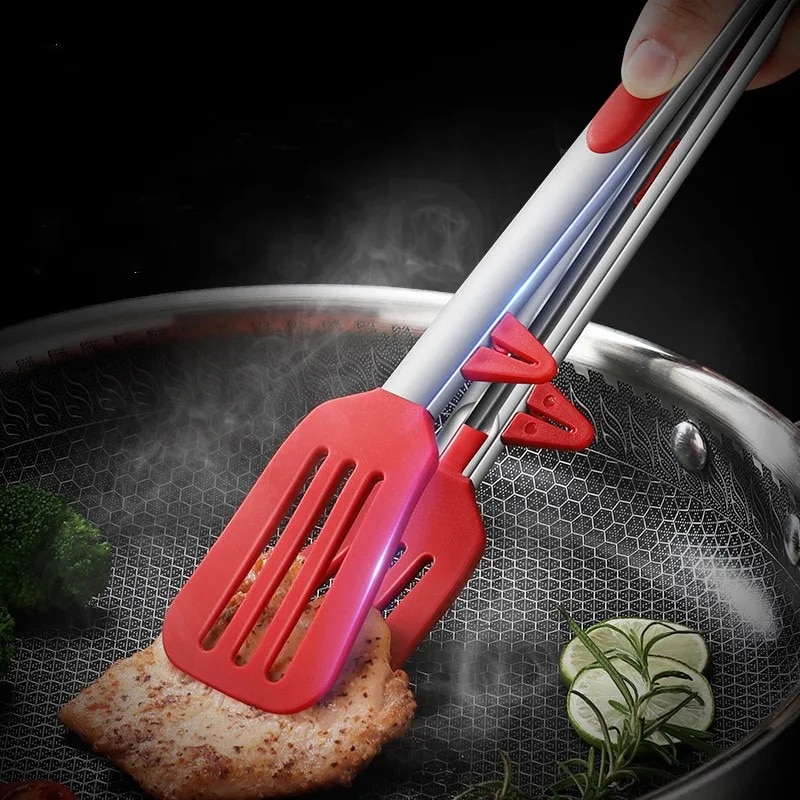Kitchen Gadgets Gift - 9 Inche Vermelho com Suporte Silicone