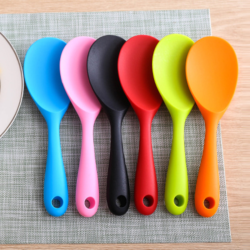 Kitchen Gadgets On Sale - Colher de arroz de silicone resistente