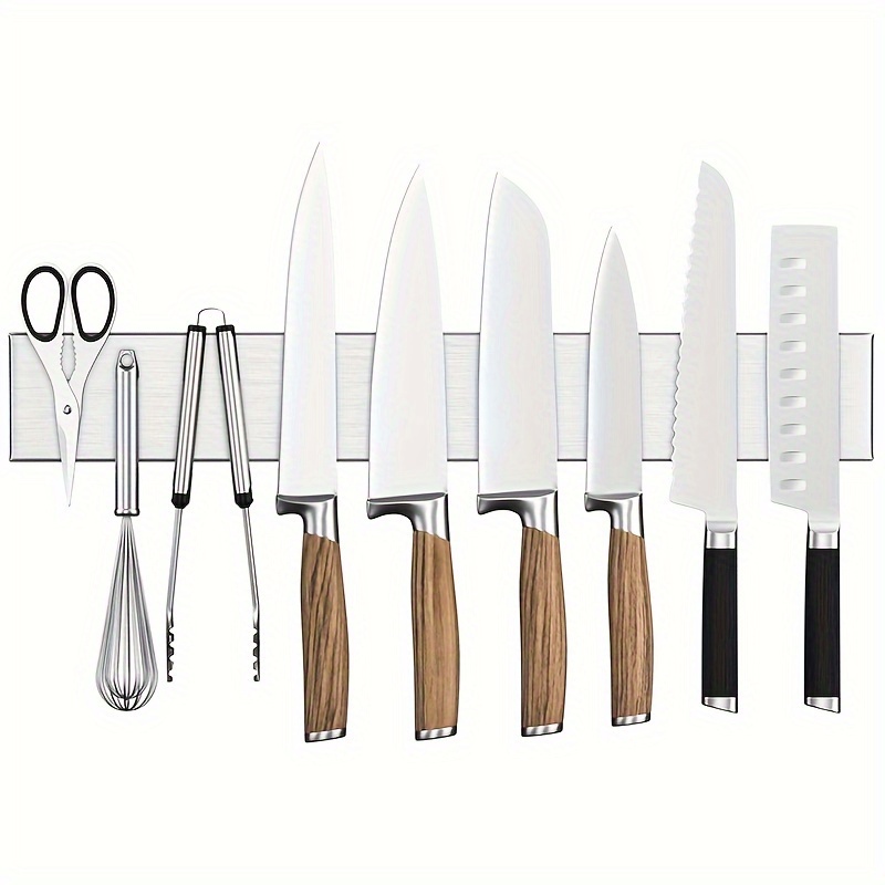 Magnetic Knife Strip - Suporte magnético de faca de aço
