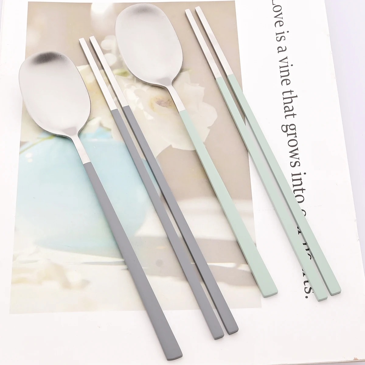 2 pçs colher de jantar sushi p - Kitchen Gadgets Green avaliação e preço