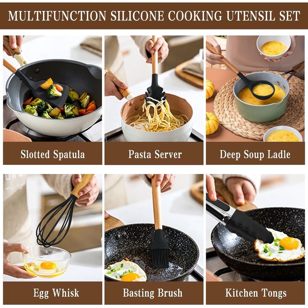 Conjunto de Utensílios de Cozi - Kitchen Gadgets Holder avaliação e preço