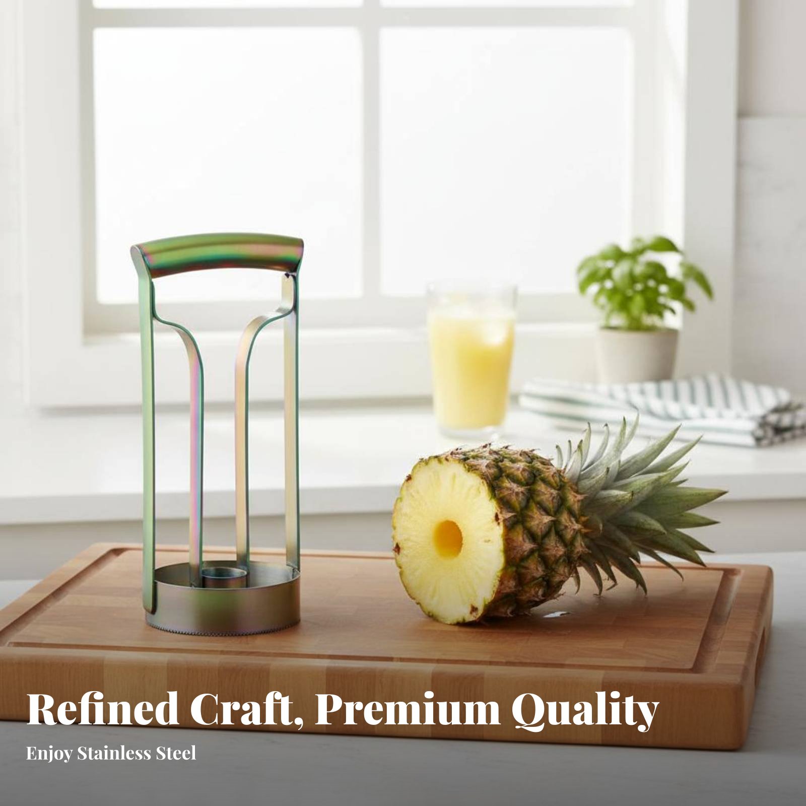 Cortador de Abacaxi em Aço Ino - Kitchen Gadgets Useful avaliação e preço
