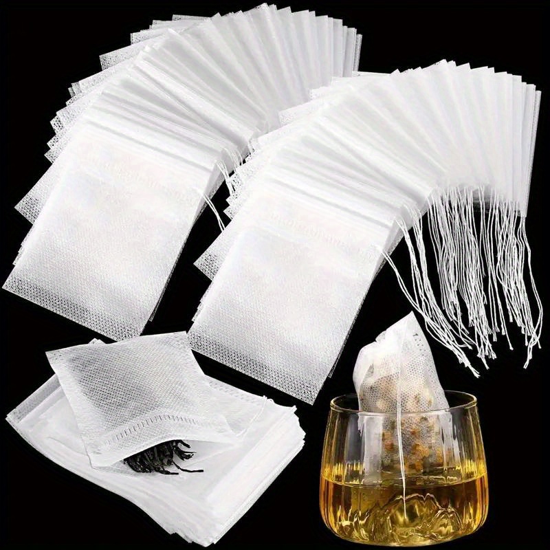 100 pçs sacos de chá descartáv - Kitchen Room Gadgets avaliação e preço