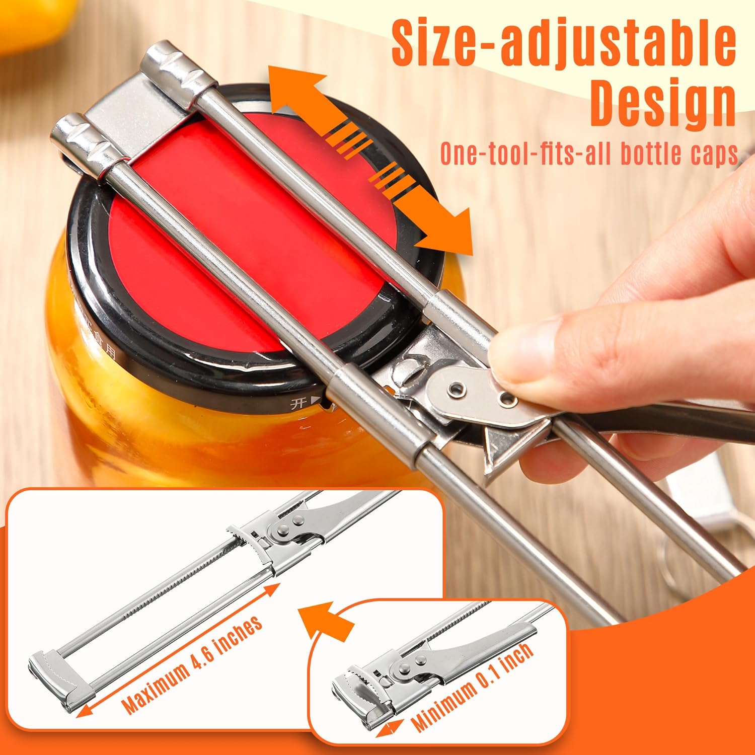 Abridor de jarras de aço inoxi - Kitchen Gadgets Men avaliação e preço