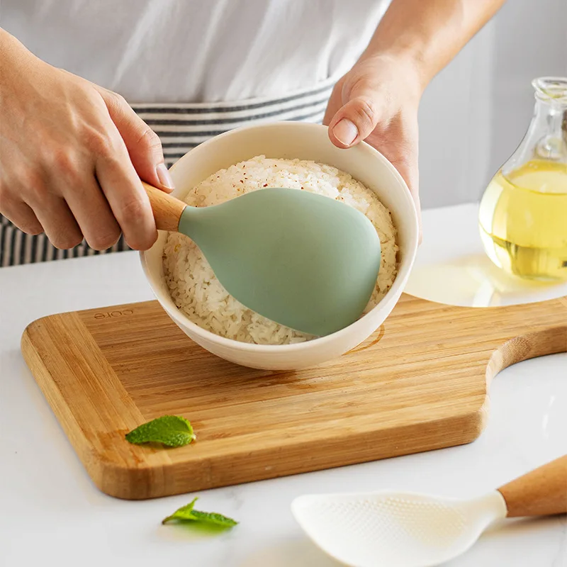 Colher de arroz de silicone su - Kitchen Gadgets On Sale avaliação e preço