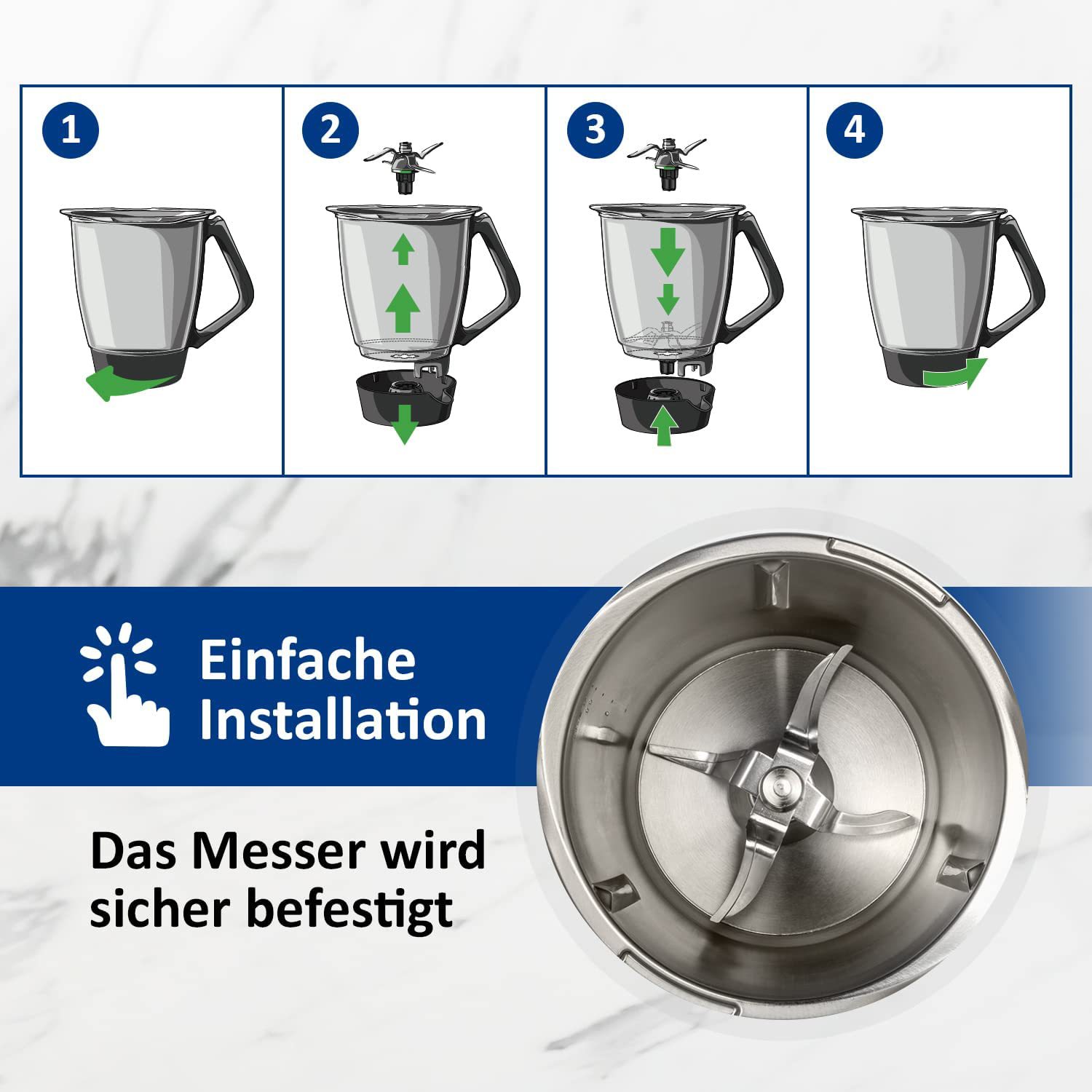 Substituição BlenderBlades, Co - Kitchen Gadgets Thermomix avaliação e preço