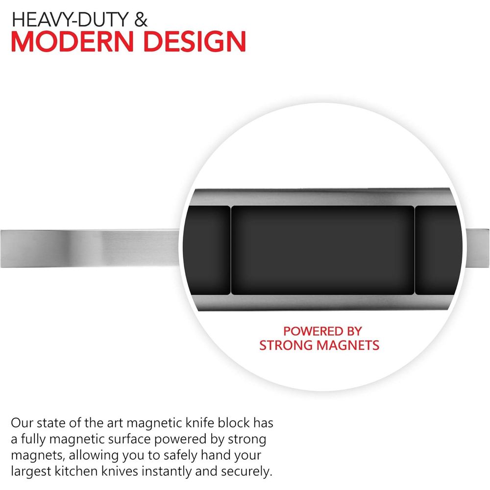 Suporte Magnético de Metal Ino - Magnetic Knife Strip avaliação e preço