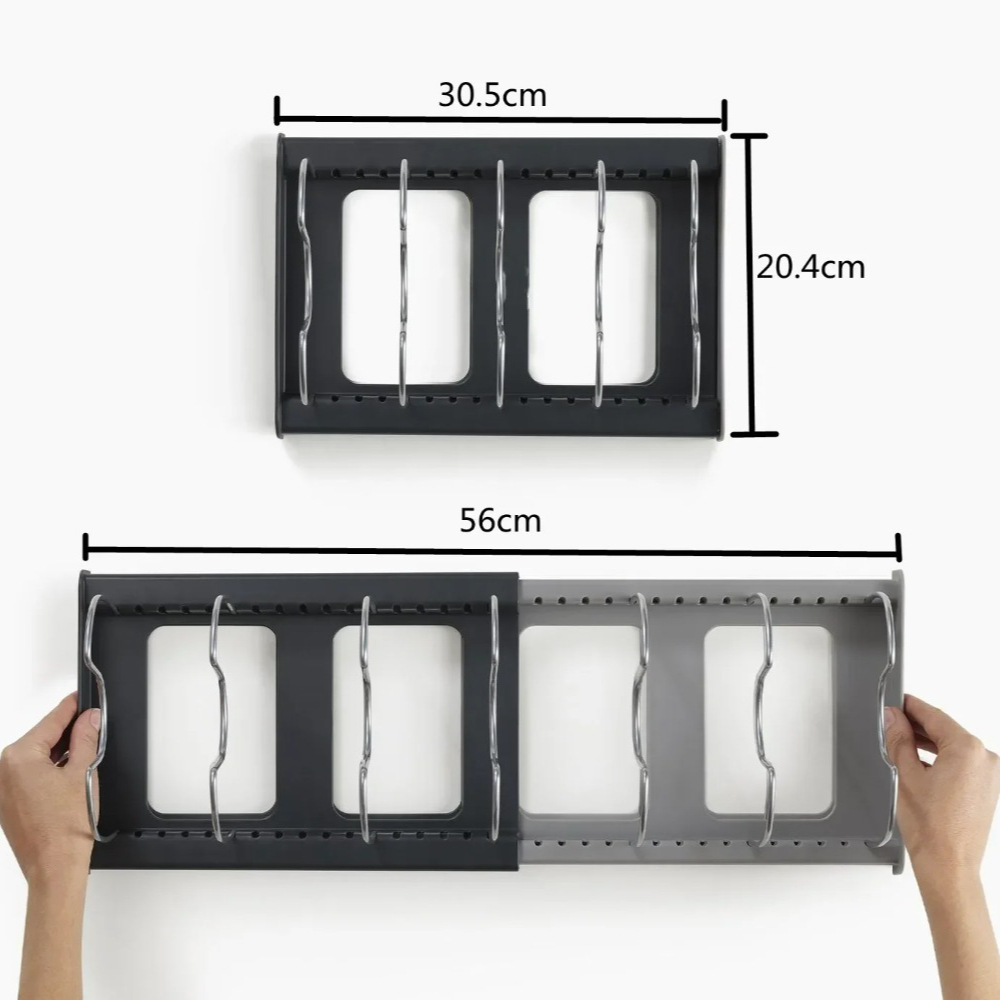 1pc rack de pote telescópico d - Kitchen Gadgets Holder avaliação e preço
