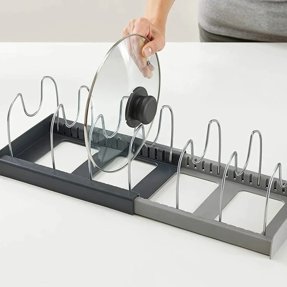 1pc rack de pote telescópico d - Kitchen Gadgets Holder avaliação e preço