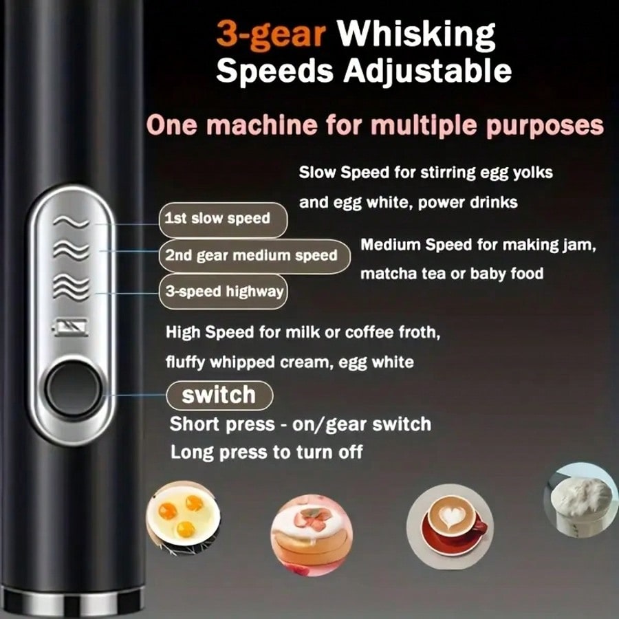 Batedor Elétrico Portátil 1 Un - Kitchen Gadgets Useful avaliação e preço