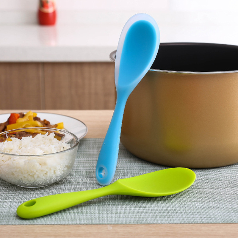 Colher de arroz de silicone re - Kitchen Gadgets On Sale avaliação e preço