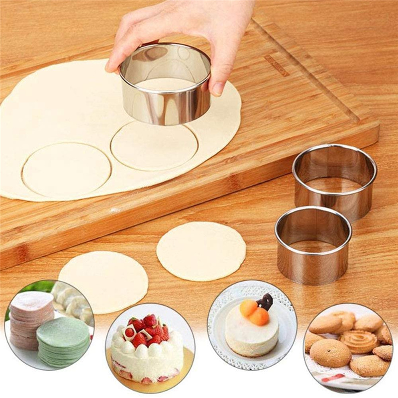 Conjunto de 5 Moldes Redondos  - Kitchen Gadgets Cutting Tools avaliação e preço