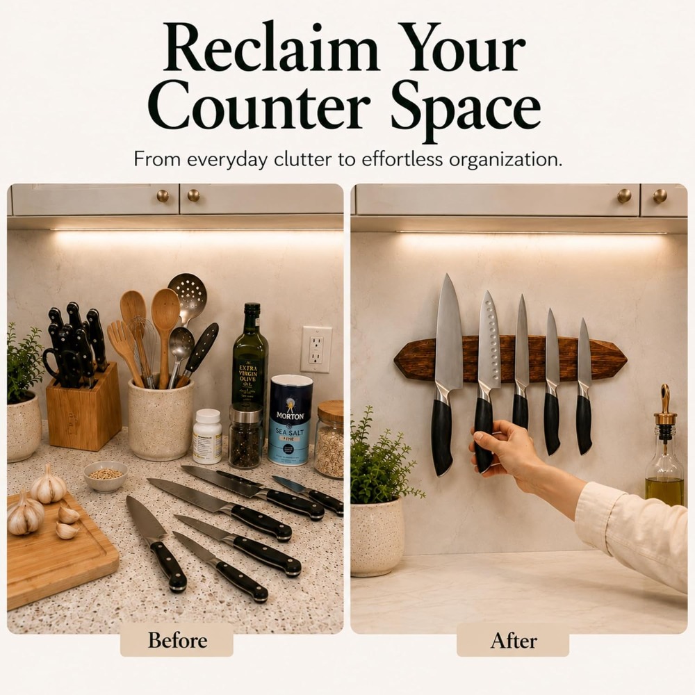 Suporte Magnético para Facas - - Magnetic Knife Strip avaliação e preço
