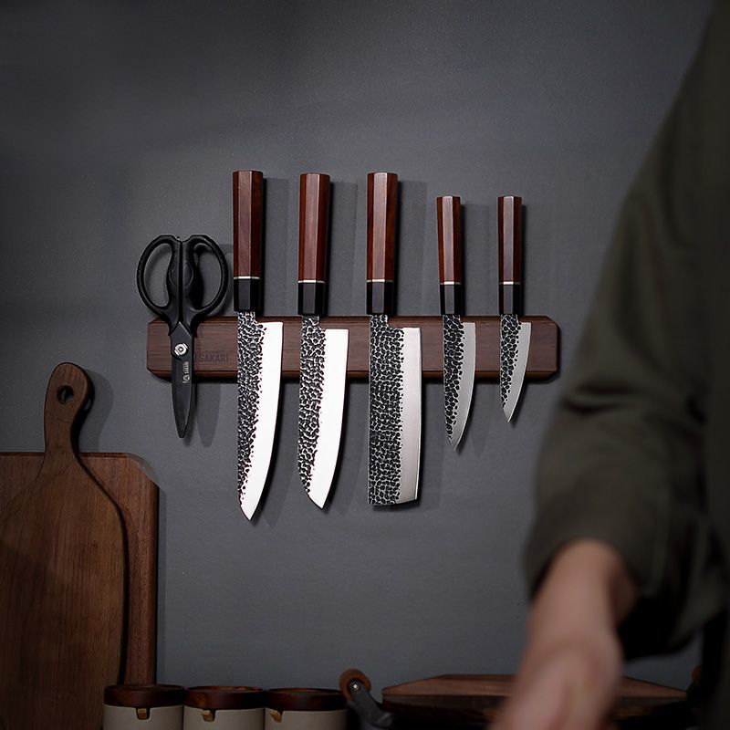 Marca grossa madeira de acácia - Magnetic Knife Strip avaliação e preço