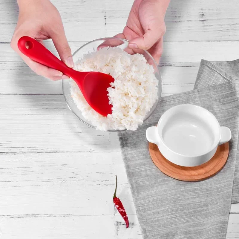 Colher de arroz de silicone su - Kitchen Gadgets On Sale avaliação e preço
