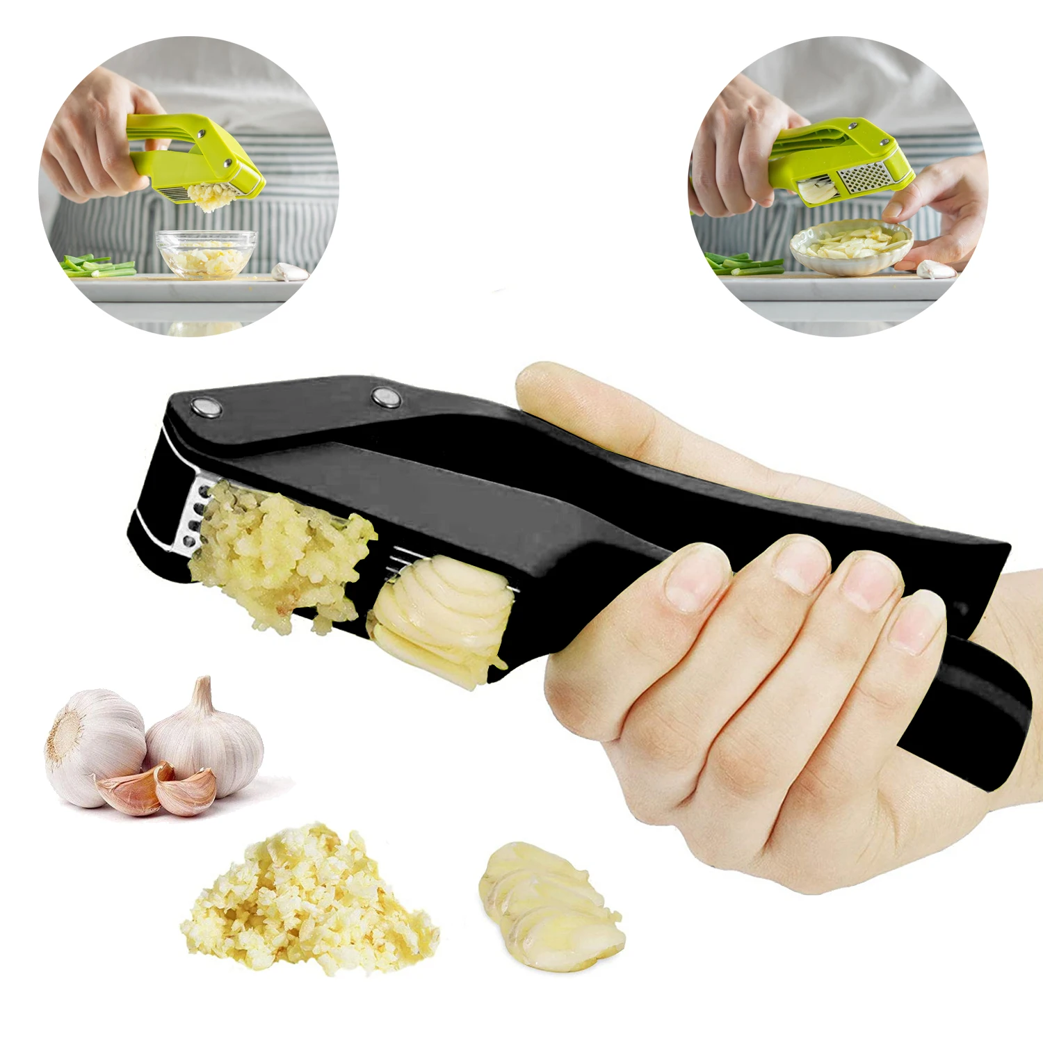 2 em 1 alho ricer e slicer imp - Kitchen Gadgets Gift avaliação e preço